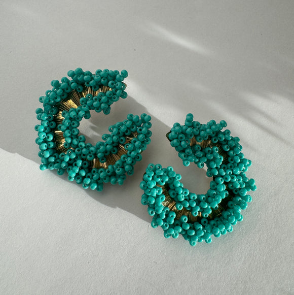 Maxi Luna Earrings - Turquoise