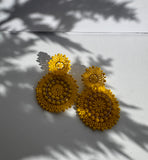Mandalas Earrings - Yellow