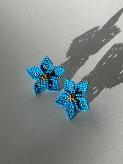 Mini Dalia Earrings - Baby Blue