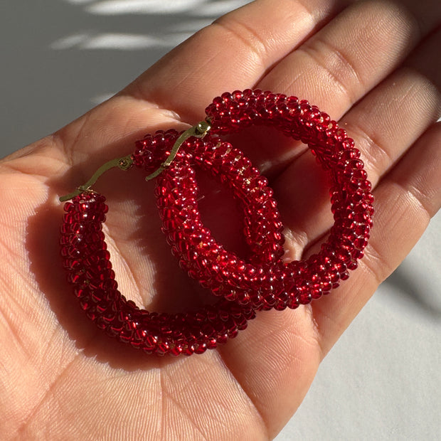 Mila Hoops - Red