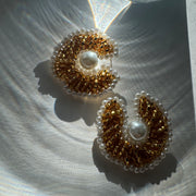 Coquina Earrings - Gold