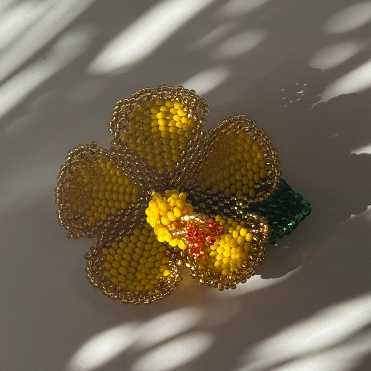 Hibiscus flower necklace