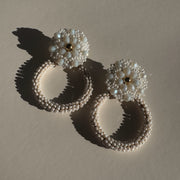 3-in-1 Earrings - White