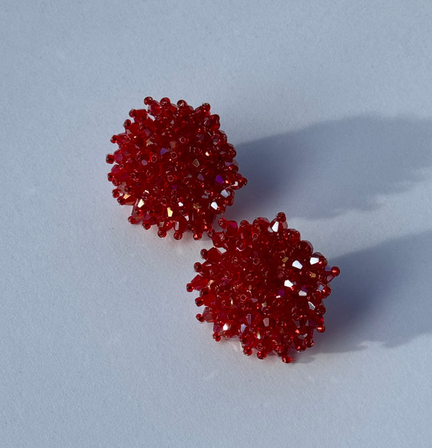 Carlotta Studs - Red