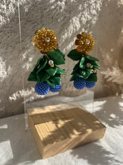 Blueberries Drop Earrings