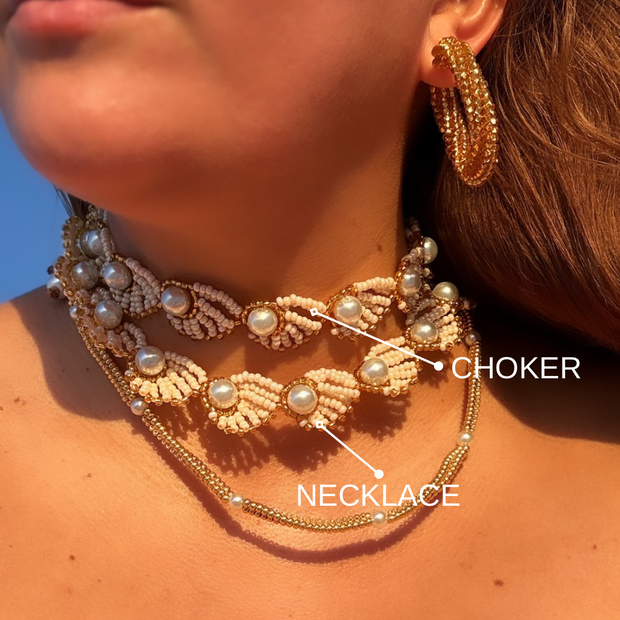 Pearl Conch Shell Necklace - Shades