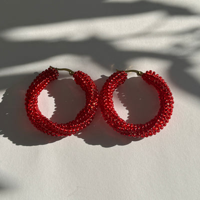 Mila Hoops - Red