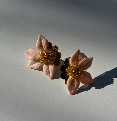 Amalia Earrings - Rose