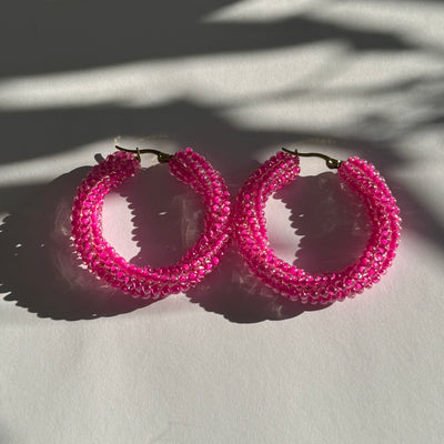 Mila Hoops - Pink