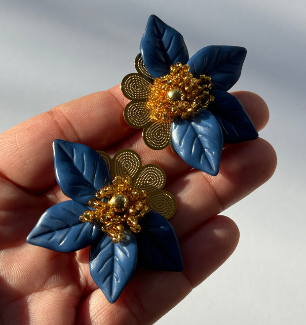 Amalia Earrings - Blue