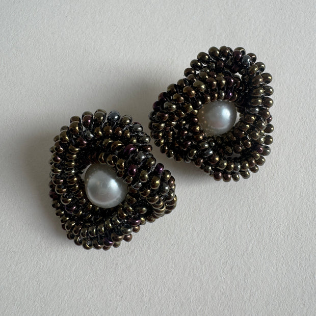 Knot earrings - Bronze