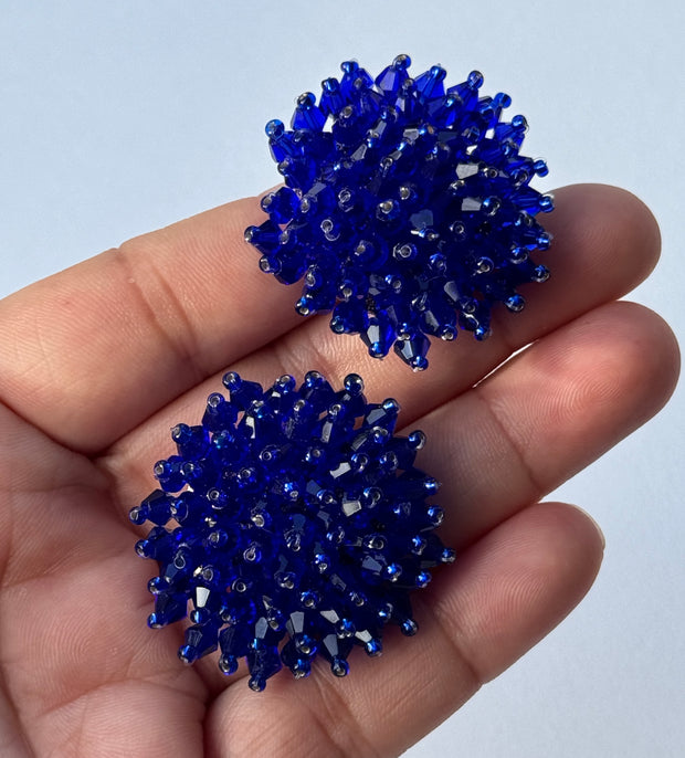 Carlotta Studs - Royal Blue