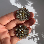 3-in-1 Earrings - Grey