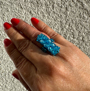 Rectangular ring - Blue