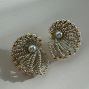 Caracola Earrings - Silver