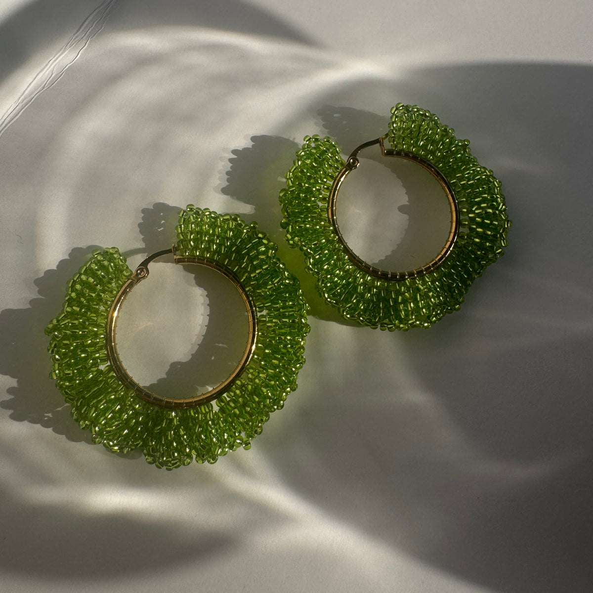 Catalina Hoops - Lime