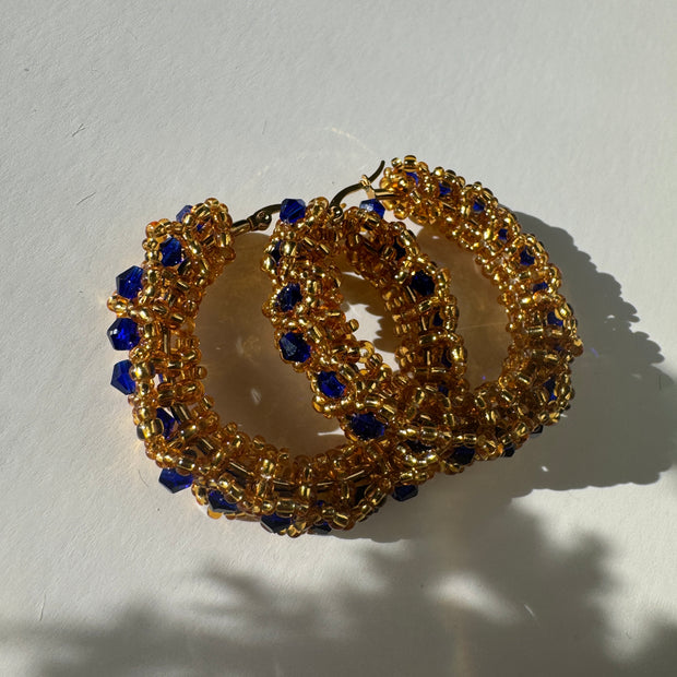 Emma Hoops - Royal Blue