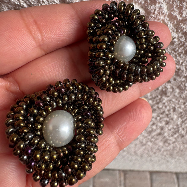 Knot earrings - Bronze