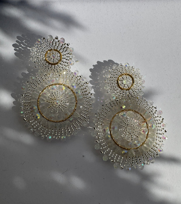 Mandalas Earrings - Clear