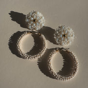 3-in-1 Earrings - White