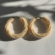 Mila Hoops - Beige