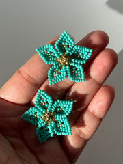 Mini Dalia Earrings - Turquoise