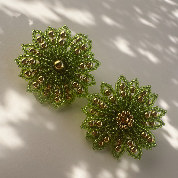 Catalina Earrings - Lime Green