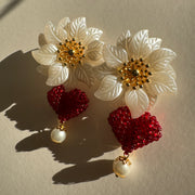 Valentina Earrings - Red