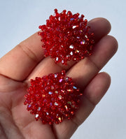 Carlotta Studs - Red