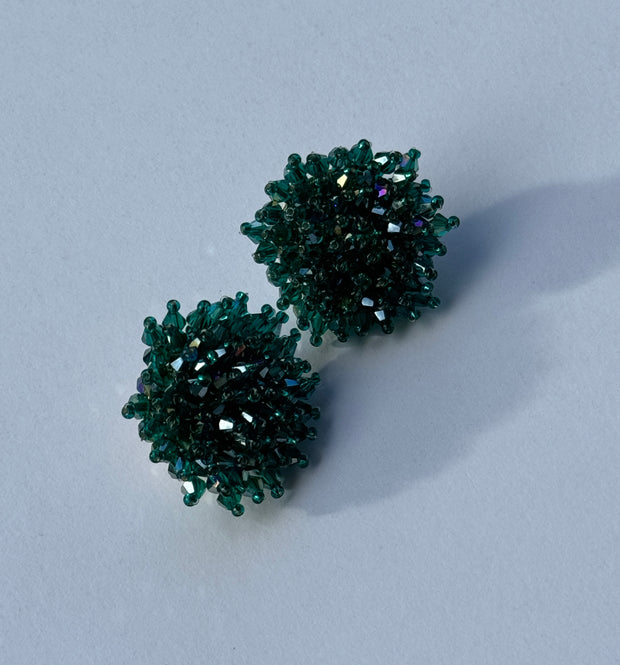 Carlotta Studs - Green