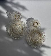 Mandalas Earrings - Clear