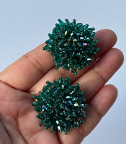 Carlotta Studs - Green