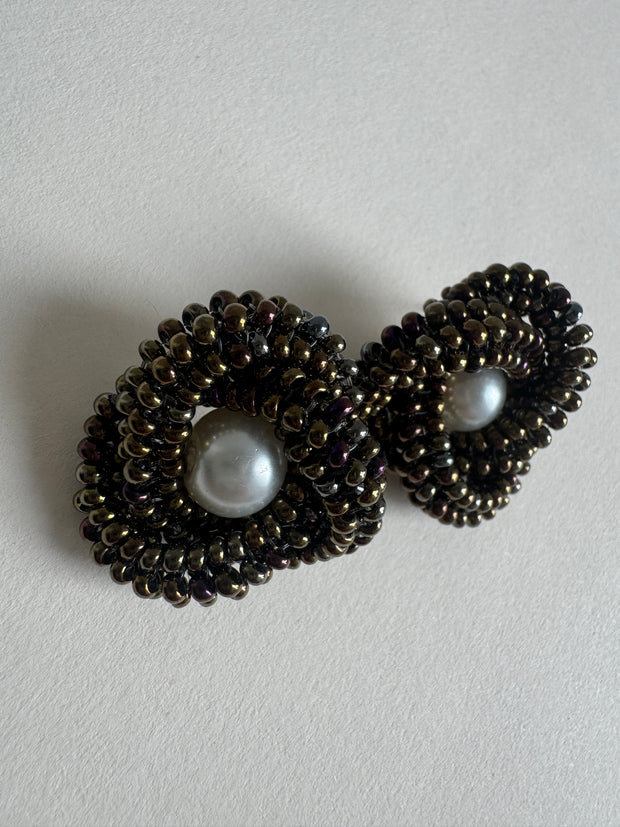Knot earrings - Bronze