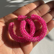 Mila Hoops - Pink