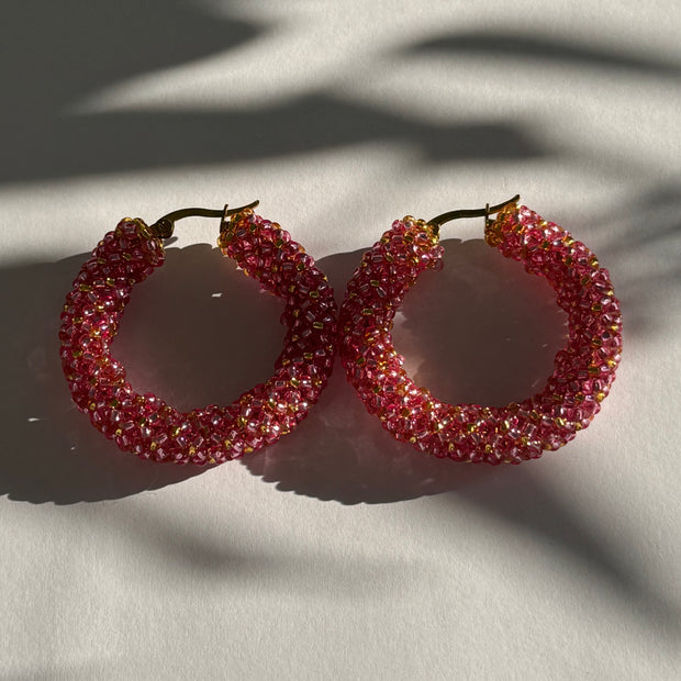 Alana Hoops - Pink