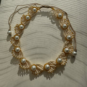 Pearl Conch Shell Choker