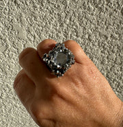 Square ring - Grey