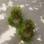 Catalina Earrings - Lime Green