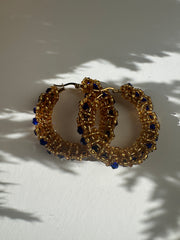 Emma Hoops - Royal Blue