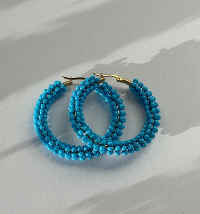 Colorful Hoops - Baby Blue