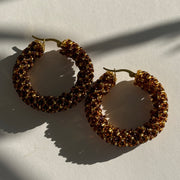 Alana Hoops - Brown