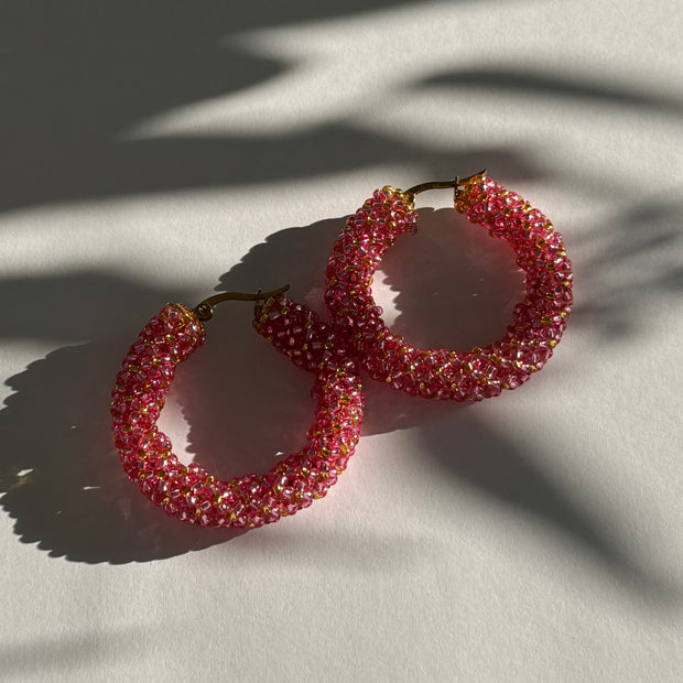 Alana Hoops - Pink