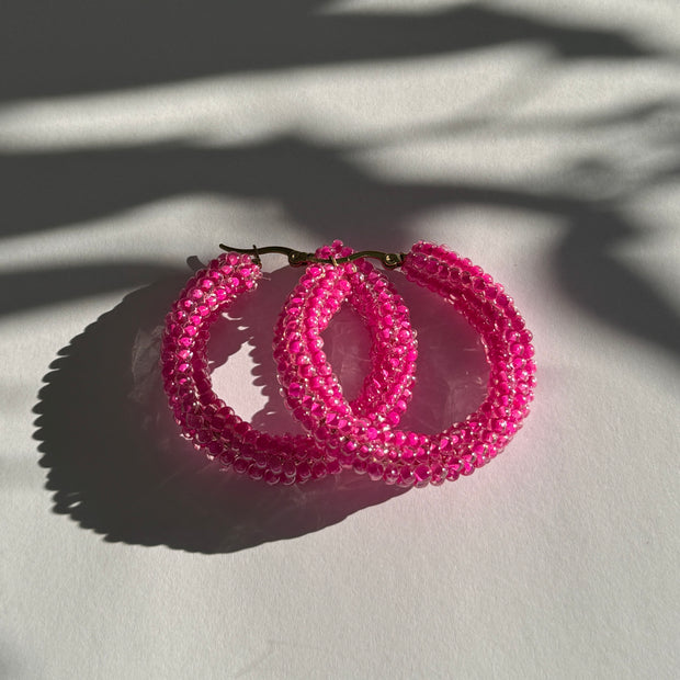 Mila Hoops - Pink