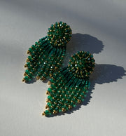 Bella Earrings - Emerald