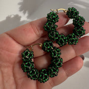 Adara Hoops - Green