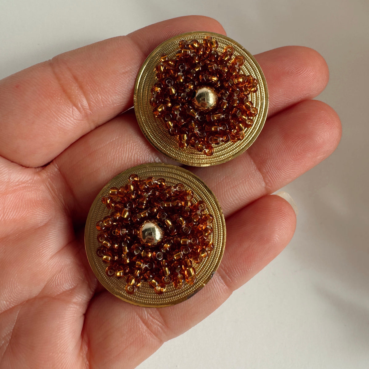 Loren Earrings - Brown