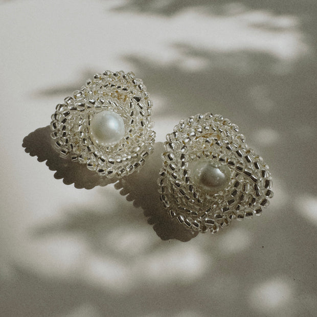 Knot earrings - Silver