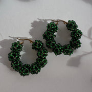 Adara Hoops - Green