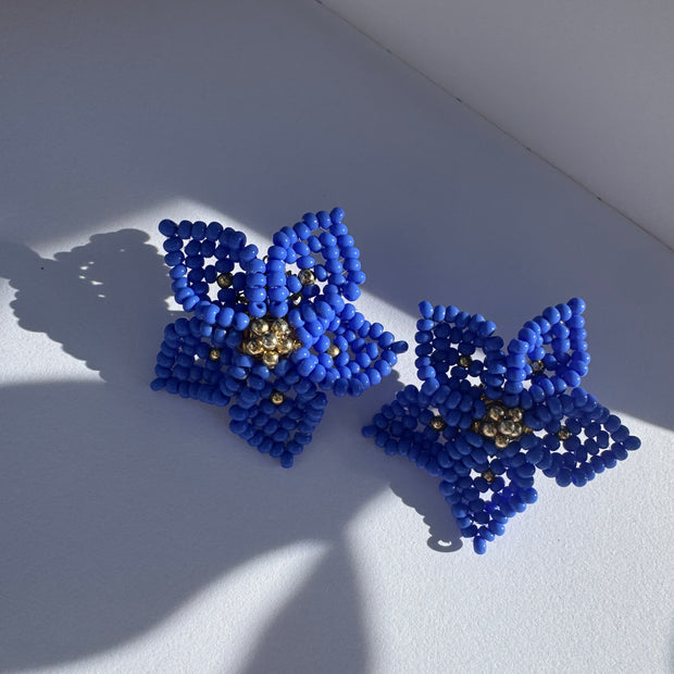 Dalia Earrings - Azure Blue