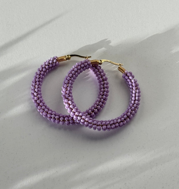 Colorful Hoops - Lilac